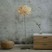 Modern flower-shaped headboard floor lamp